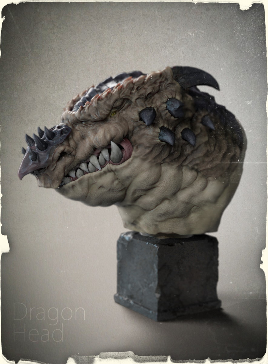 Dragon Head（Sculpt）Raphica LLC All Rights Reserved.