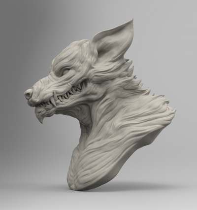 Werewolf（Sculpt) Raphica LLC All Rights Reserved.
